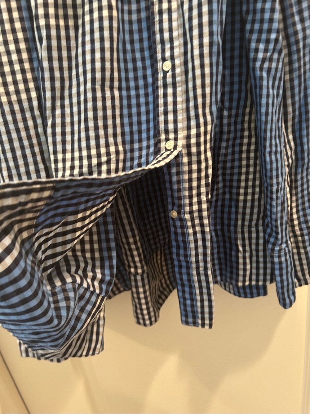 Free Assembly Gingham ButtonFront Paperbag Elastic Waist Tie Midi Skirt XL 16-18 - Picture 6 of 12